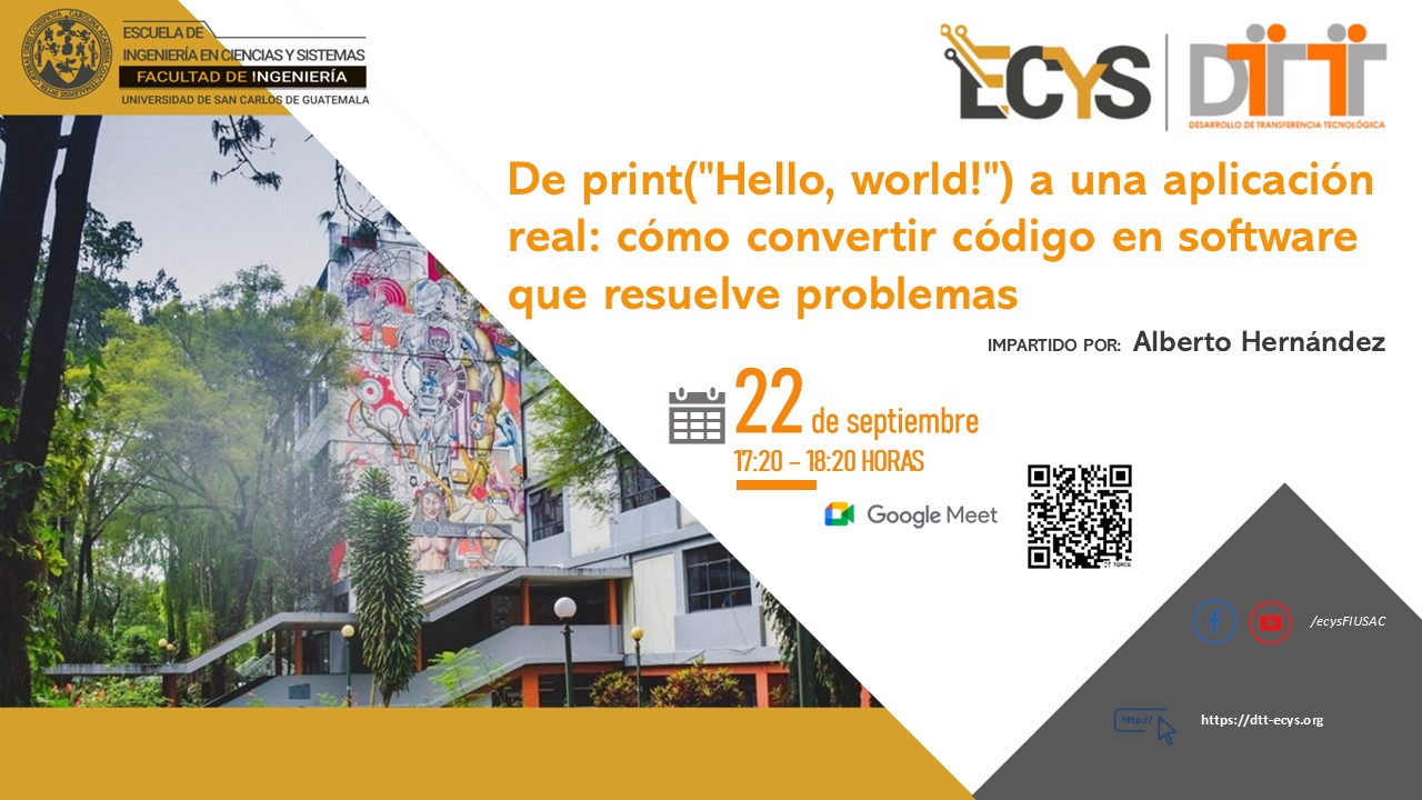 De print( Hello, world! ) a una aplicación real